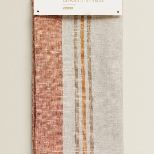 Striped Linen Napkins