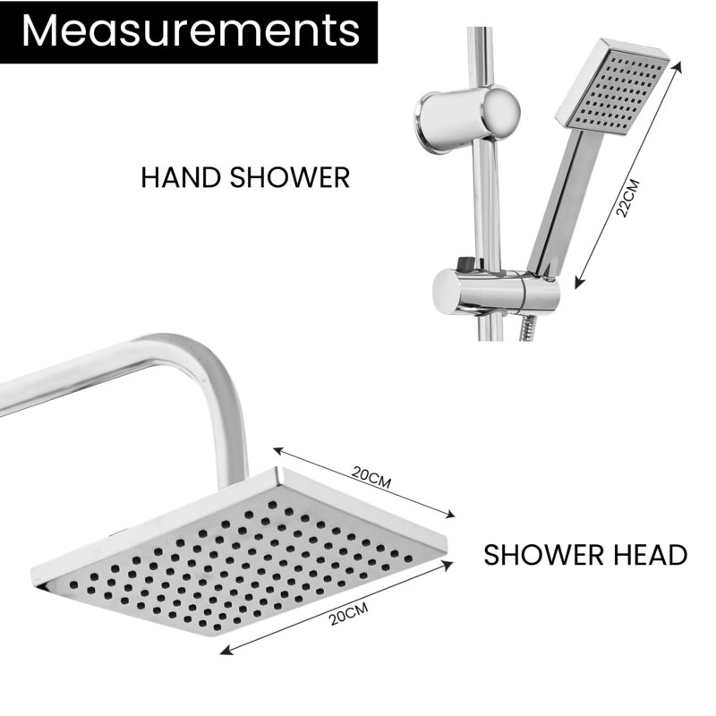 SHOWER KIT SQUARE 9001 FRIZONE