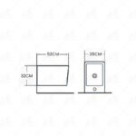 WALL HUNG WC WCWH01-B