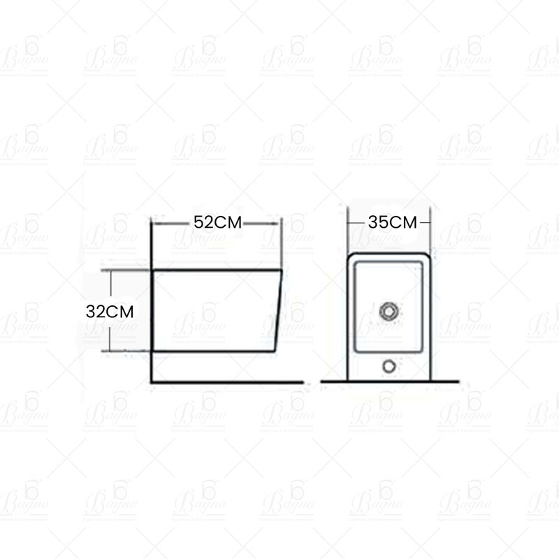 WALL HUNG WC WCWH01-B