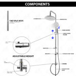 SHOWER KIT 85-1 BAGNO