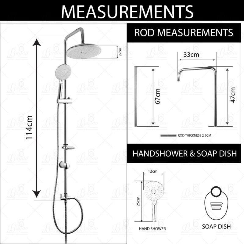 SHOWER KIT 85-1 BAGNO